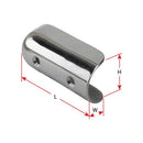 GUNWALE END CAPS - ROUND STAINLESS STEEL