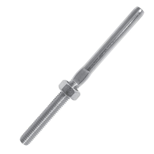 BLA Swage Threaded Terminals - Stainless Steel - 1/8" Wire