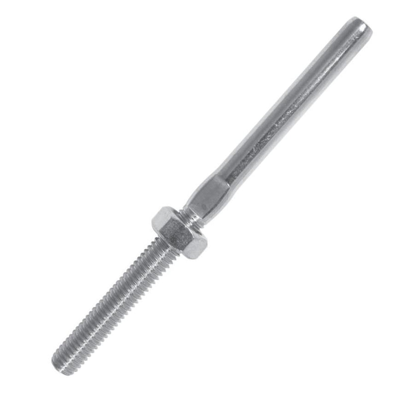 BLA Swage Threaded Terminals - Stainless Steel - 3/16" Wire