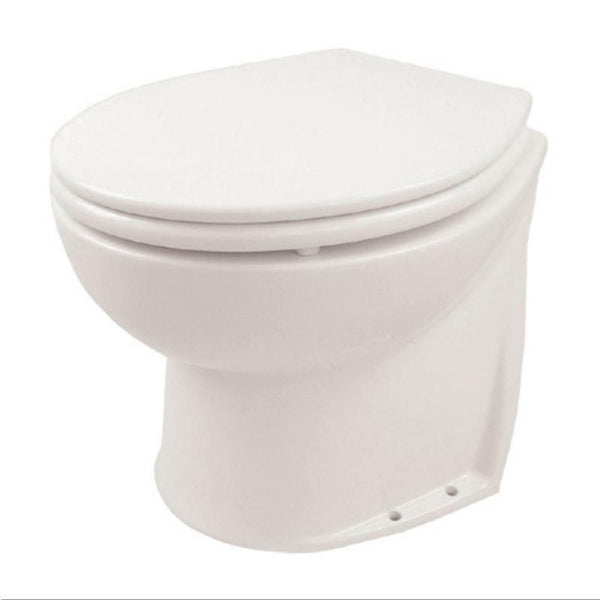 Deluxe Silent - Flush Electric Toilet - Slanted Back Compact Height (Fresh Water)