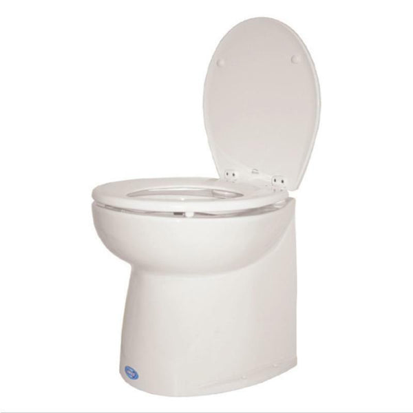 Deluxe Silent - Flush Electric Toilet - Slanted Back Household Height (Salt Water)