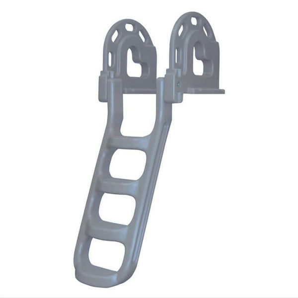 Dock Ladder Polyethylene Angled Flip-Up - 4 Steps