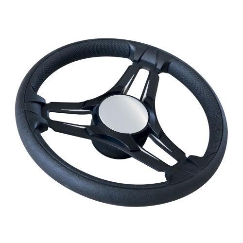 Gussi Italia Steering Wheel Selva Three Spoke 350mm Black
