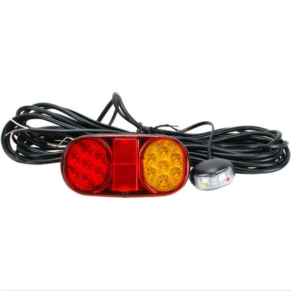 LED Trailer Light - 162mm with Cable + Marker