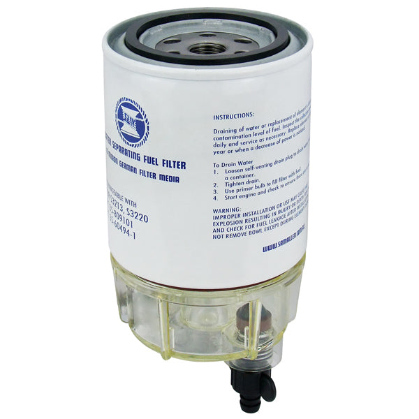 Mercury Fuel Filter with Clear Bowl