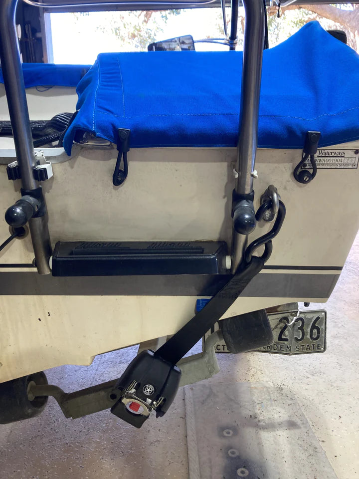 RETRACTABLE BOAT TRAILER TIE DOWNS Stainless Steel
