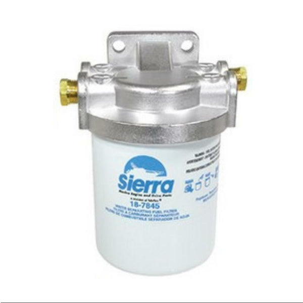 Sierra 21 Micron Fuel Filter - Complete Filter Assembly Stainless Steel