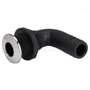 SKIN FITTING 90 DEGREE TAIL NYLON & STAINLESS STEEL 1 1/8" 28mm-Cassell Marine-Cassell Marine