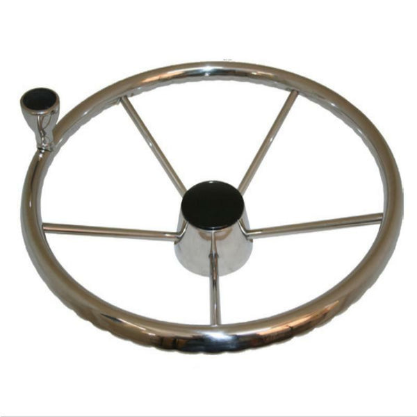 Stainless Wheels - With Control Knob