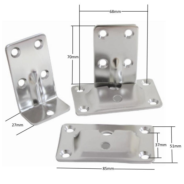 Table Bracket - Removable (4 Piece Pack)