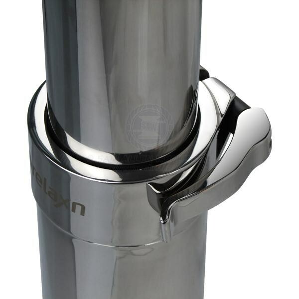 Table Pedestal - 2 Stage Stainless Steel - Gas Adjustable