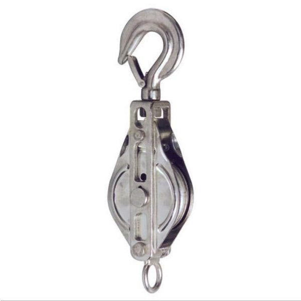 Trawl Block - Stainless Steel With Hook