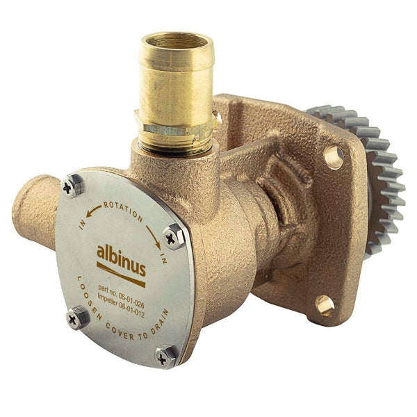 Yanmar 129271-42502 Bronze Engine Cooling Pump 3JH 4JH - Albin 05-01-026