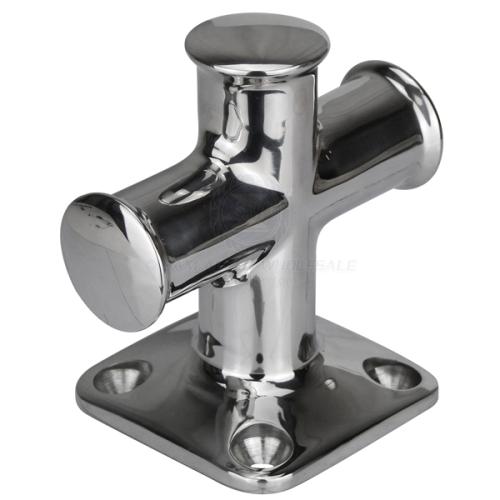BOLLARDS - SOLID CROSS - STAINLESS STEEL
