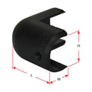 GUNWALE END CAPS - ROUND NYLON GUNNEL CAP