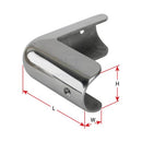 Stainless Steel Gunwale Corner Cap