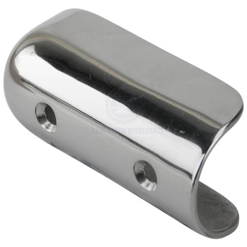 GUNWALE END CAPS - ROUND STAINLESS STEEL