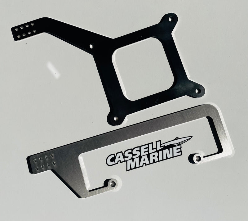 Stainless Carby Mount Throttle Bracket