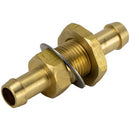 HOSE JOINER - BRASS THROUGH BULKHEAD