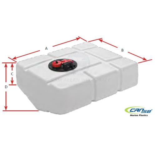 CAN-SB UNDERFLOOR FUEL TANKS - KEEL POLYETHYLENE