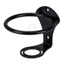 DRINK HOLDER - BLACK - VERTICAL MOUNT - Stainless