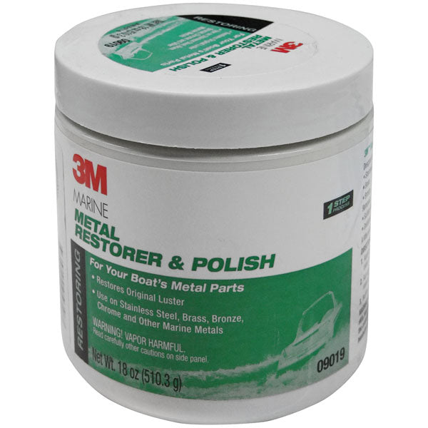 3M One Step Metal Restorer & Polish-SAW-Cassell Marine