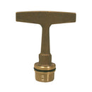 BOAT DRAIN PLUG BRASS TEE 3/4" NPT