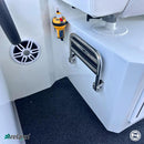 BOAT FOOTREST - FOLD UP - STAINLESS STEEL
