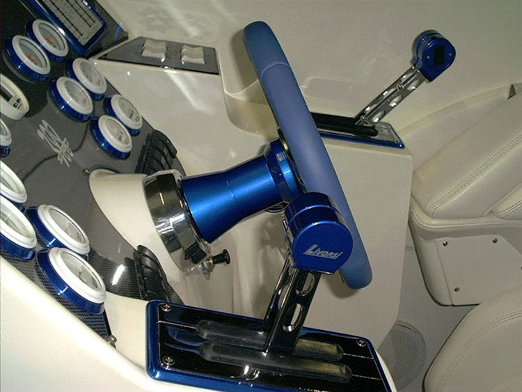 6" POLISHED Billet Steering Extension Taper Adapter-CASSELL MARINE-Cassell Marine