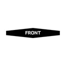 FLOWRITE ACTUATOR KNOB DECAL BLACK/WHITE FRONT