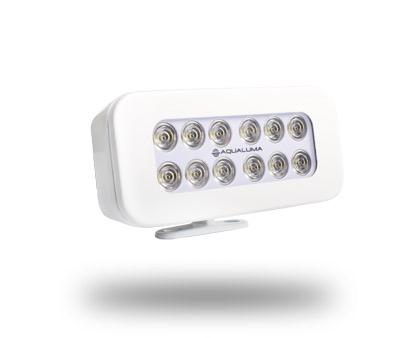 Aqualuma 12 LED Bracket Mount Spreader Light with White Bezel