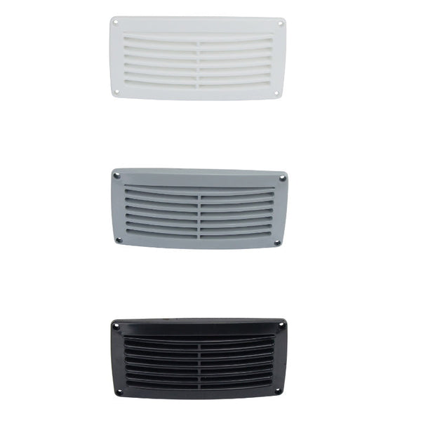 Arc Edge Louvre ABS Plastic - Rectangular Vent