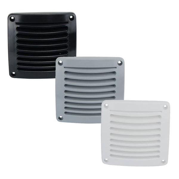 Arc Edge Louvre ABS Plastic - Square Vent