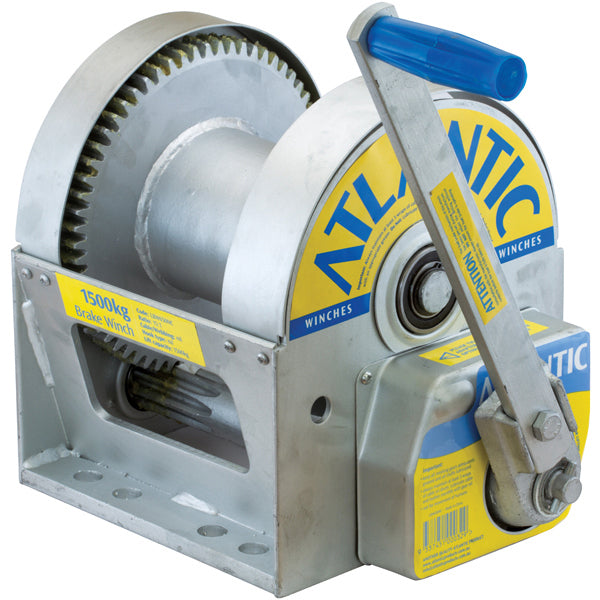 Atlantic 15:1 Large Brake Winch Series - 1500Kg Lift Capacity-SAW-Cassell Marine