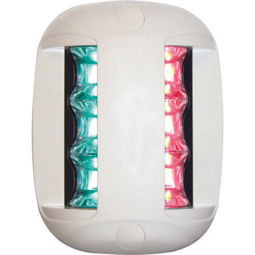 Bi-Colour Navigation Light - LED - Vertical Mount - White - 12-24V DC