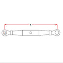 BLA Closed Body Turnbuckle - Stainless Steel Eye and Eye