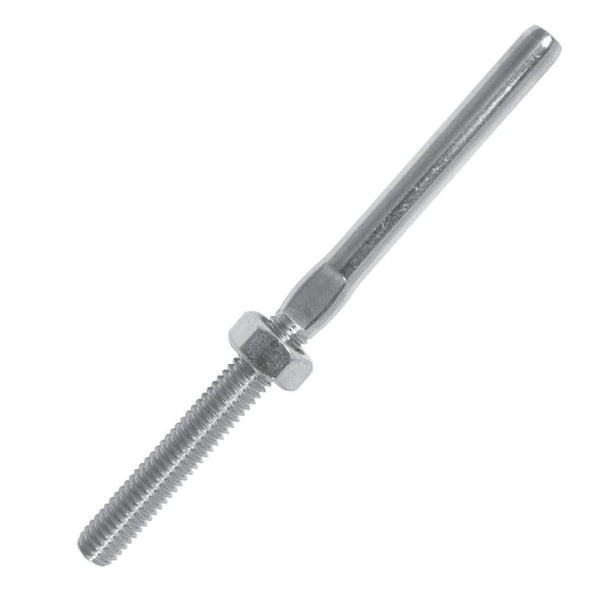 BLA Swage Threaded Terminals - Stainless Steel - 3/16" Wire