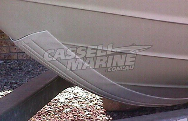 Black 7 foot Gator Keel Shield - Keel Guard Proctector-SAW-Cassell Marine