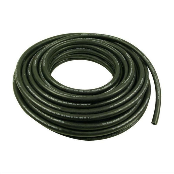 Black Reinforced Fuel Hose - E10 Resistant Bulk Buy 30m Roll