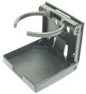 Boat Drink Holder Folding Adjustable GREY-RWB-Cassell Marine