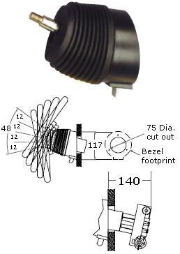 Boat Steering - Tilt Mechanism 280142-BLA-Cassell Marine