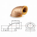 Bronze 90-Degree Elbow - Female/Female