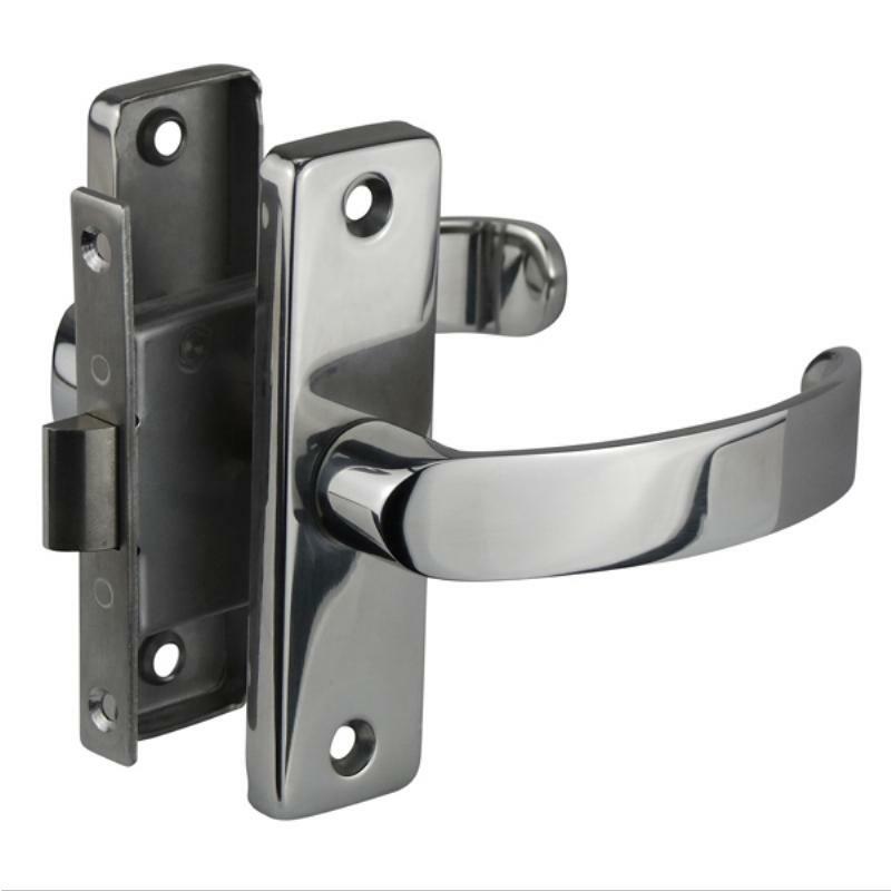 Cabin Door Latch S Type Handle - Stainless Steel