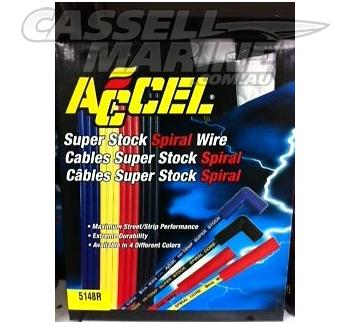 Chev Spark Plug Lead Set Accel ACC-5148 leads-Cassell Marine-Cassell Marine