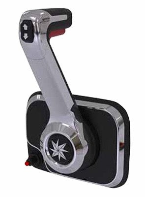Control Side Mount Single Xtreme 306746 + Trim & Tilt-BLA-Cassell Marine