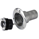 Deck Filler Lockable Stainless Steel - Diesel 50mm Hose 29665 30 deg bend-SAW-Cassell Marine