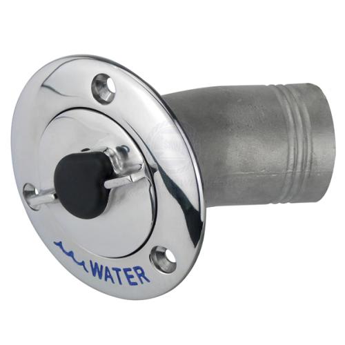 Deck Filler Lockable Stainless Steel - Water 38mm Hose 29674 30 deg