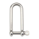 Dee Shackle Long Stainless 316-RWB-Cassell Marine