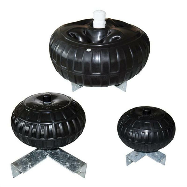 Dock Edge Inflatable Dock Wheel - Black