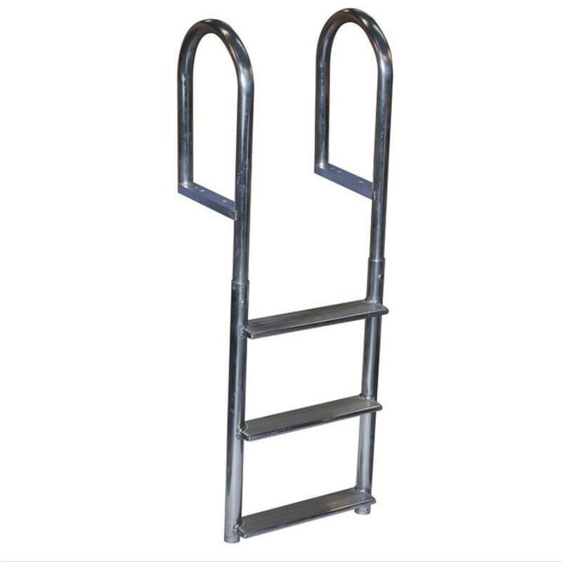 Dock Ladder Aluminium Fixed - 3 Wide Steps